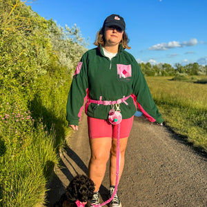 Handsfree Lead - Walkies Ready® Raspberry Pink