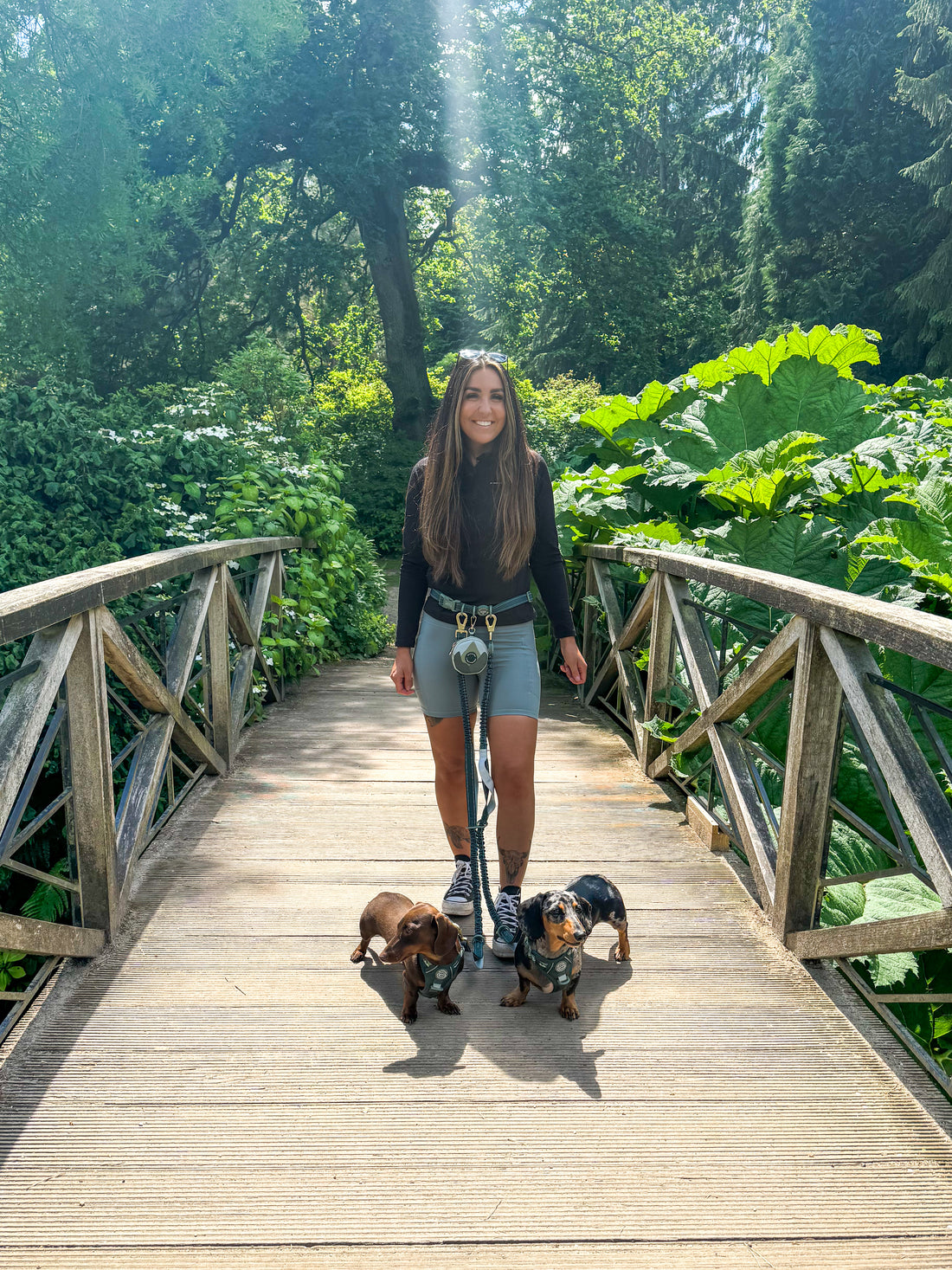 Handsfree Lead - Walkies Ready® Forest Green