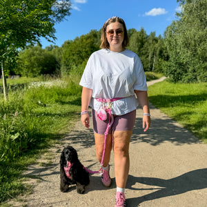 Handsfree Lead - Walkies Ready® Raspberry Pink
