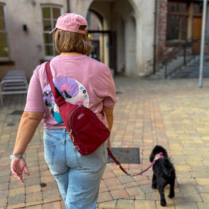 Sling Backpack - Walkies Ready® Ruby Red