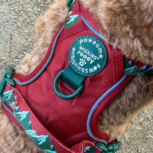 Tough Trails™ Harness - Walkies Ready® Snowy Mountains