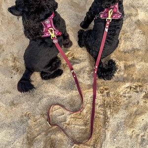 Double Ended Lead - Walkies Ready® Mulberry