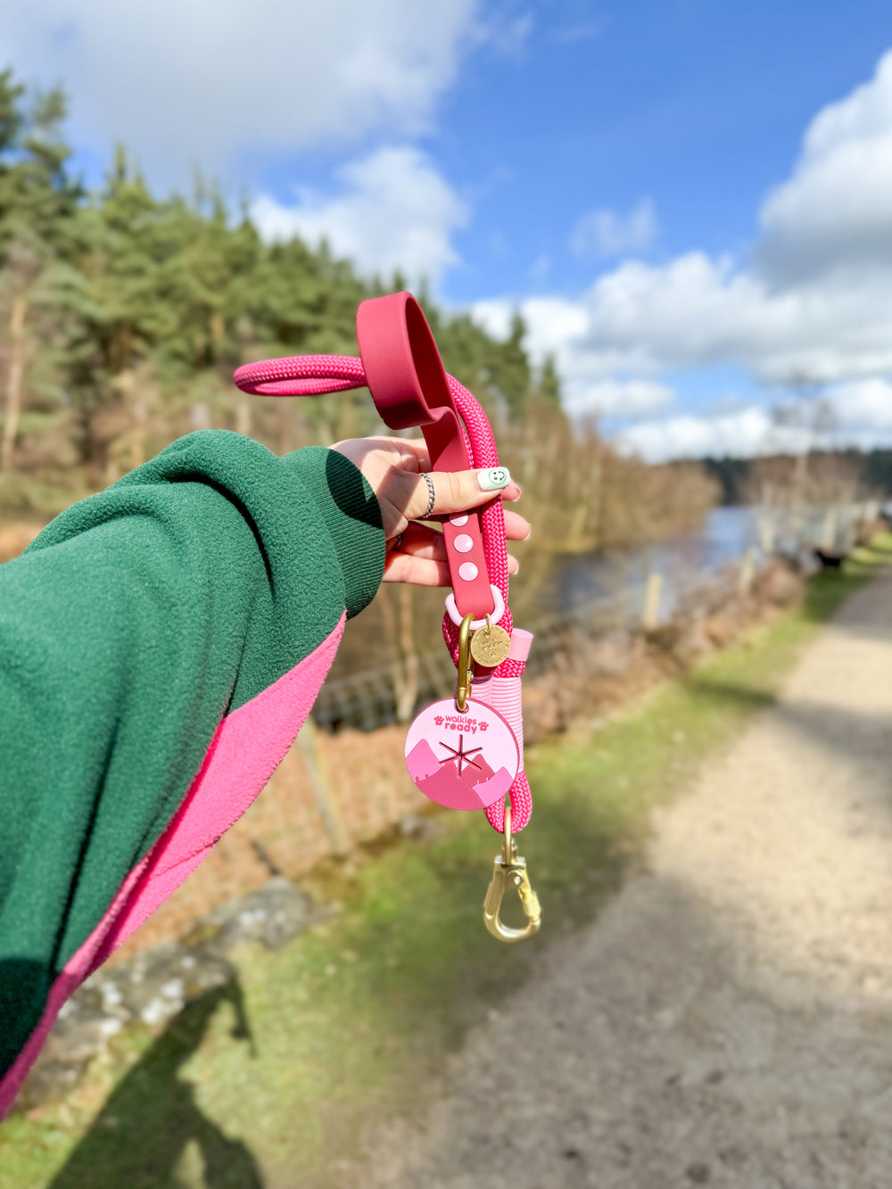 Pawsome Poop Pocket - Walkies Ready®- Raspberry Pink