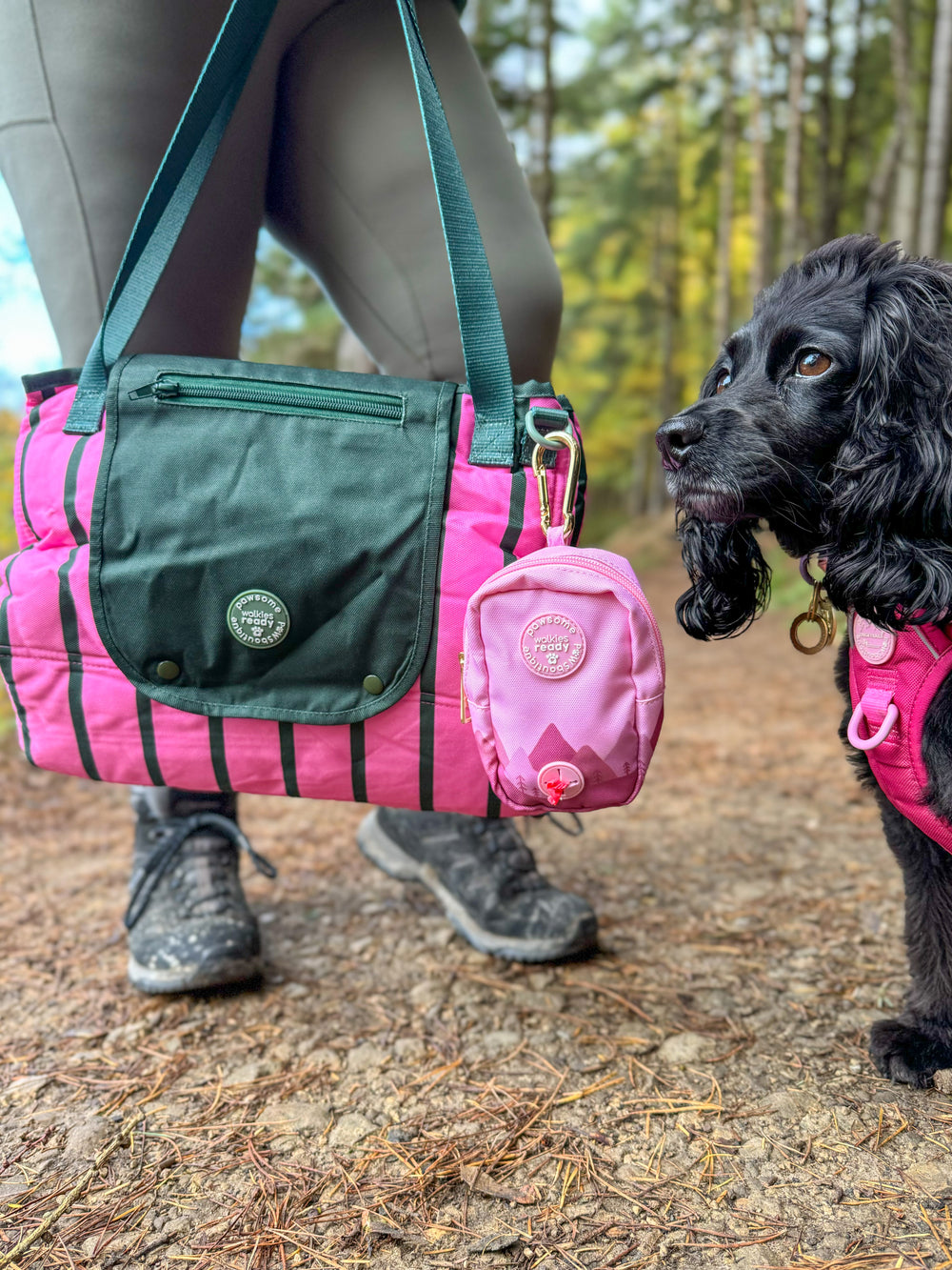 Treat + Go Bag - Walkies Ready® Raspberry Pink