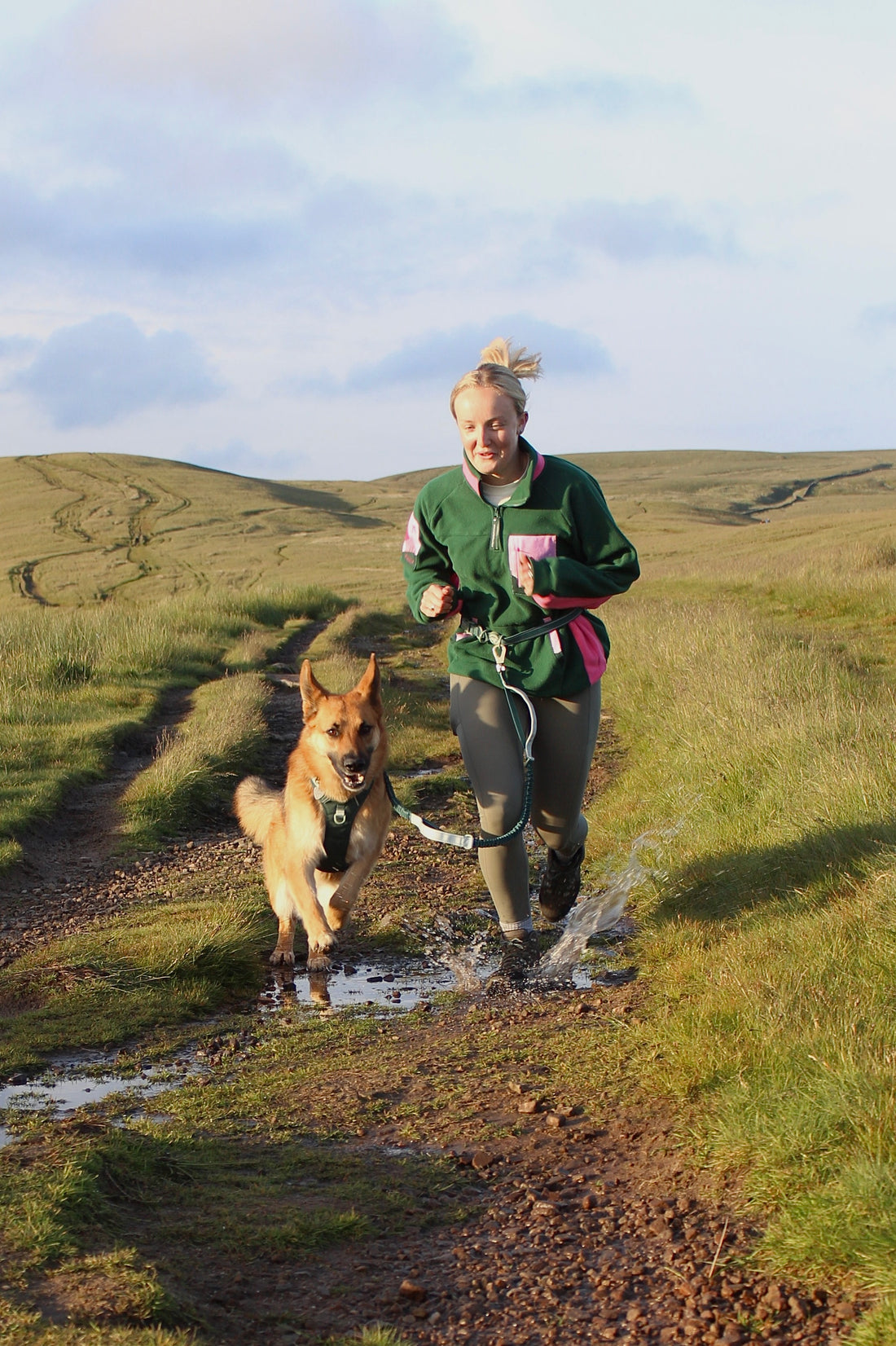 Handsfree Lead - Walkies Ready® Forest Green