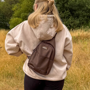 Sling Backpack - Walkies Ready® Brown
