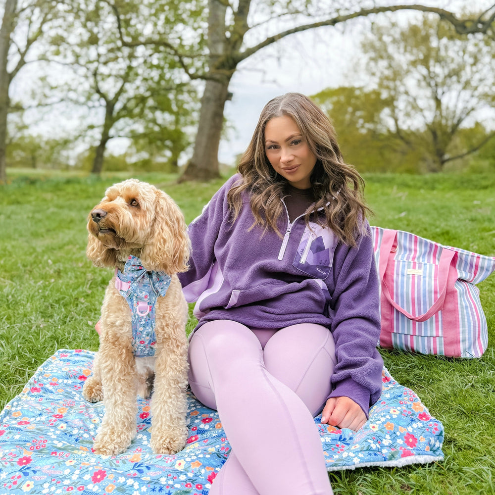 Dog Blanket -  Whimsical Wildflowers