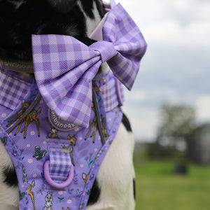 Disney© Bow Tie - Bambi + Friends Lilac Gingham