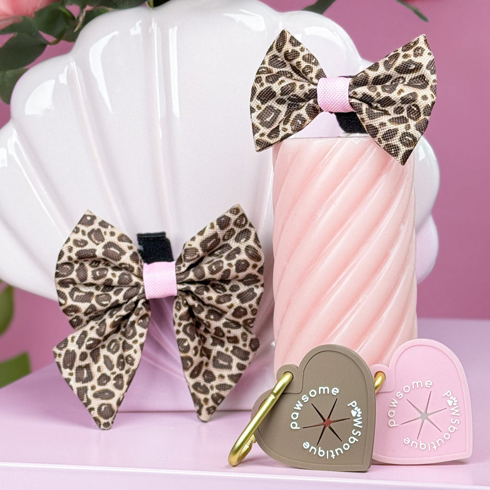 Sailor Bow - Leopard Print