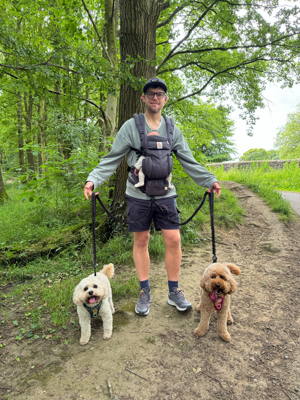 Handsfree Lead - Walkies Ready® Black