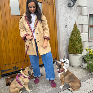 Double Ended Lead - Walkies Ready® Mulberry