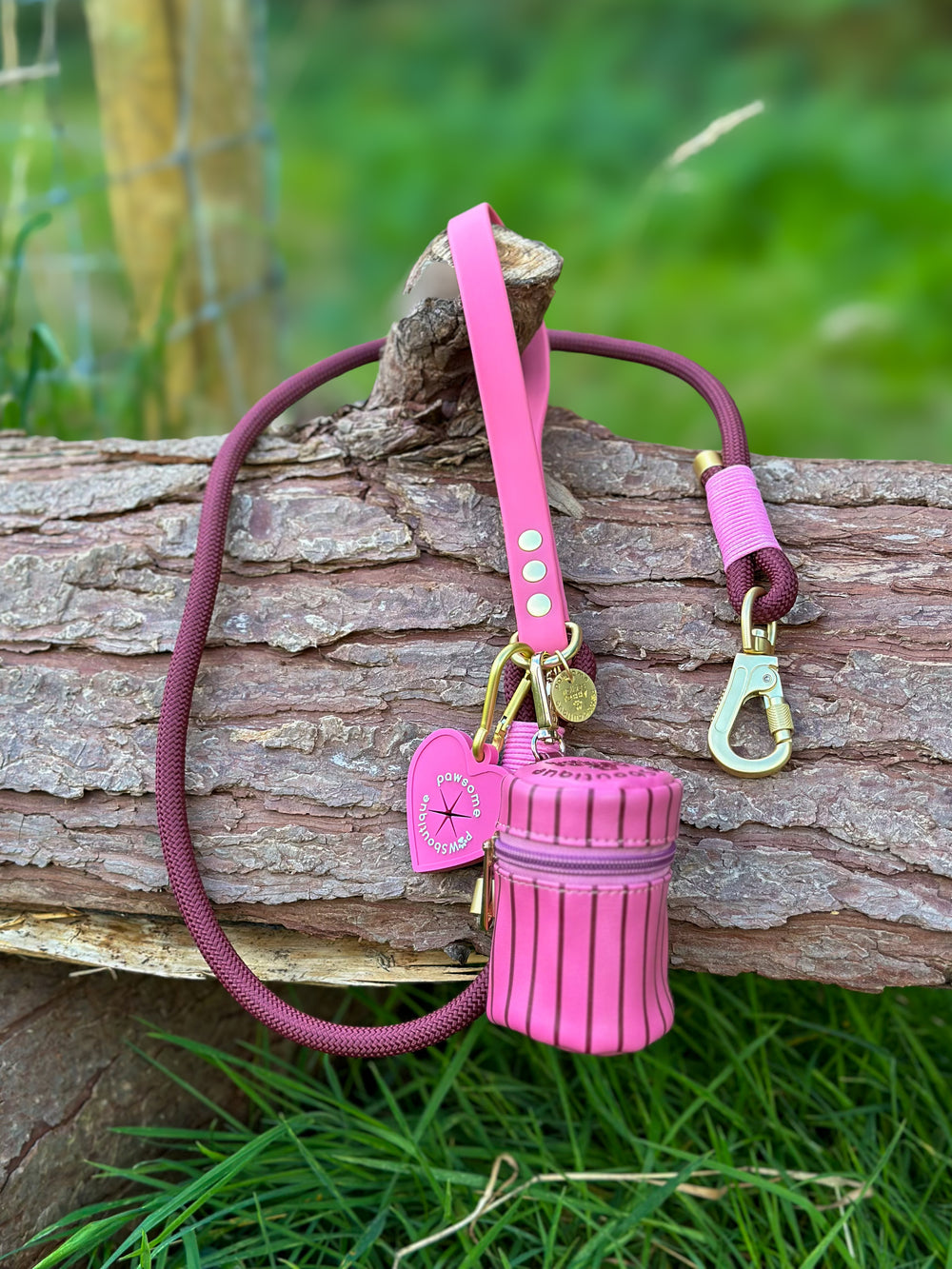 4ft Rope Lead - Mulberry