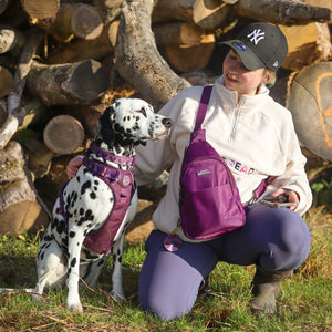Sling Backpack - Walkies Ready® Plum