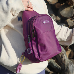 Sling Backpack - Walkies Ready® Plum