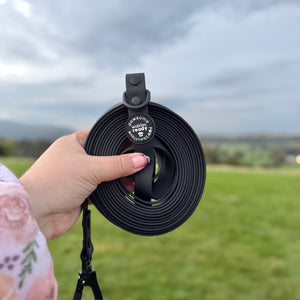 5m Waterproof Long Line Lead - Walkies Ready® Black