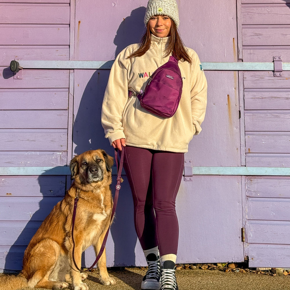 4ft Waterproof Lead - Walkies Ready® Plum