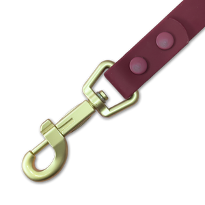 4ft Waterproof Lead - Walkies Ready® Mulberry (New Clip)