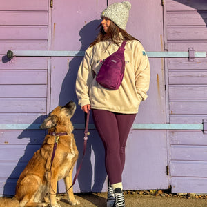 Sling Backpack - Walkies Ready® Plum