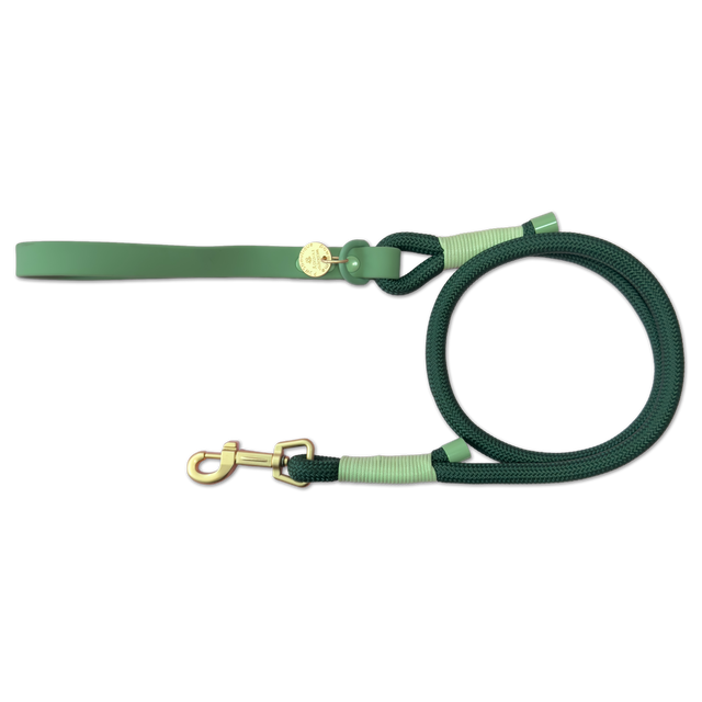 4ft Rope Lead - Walkies Ready® Forest Green (New Clip)