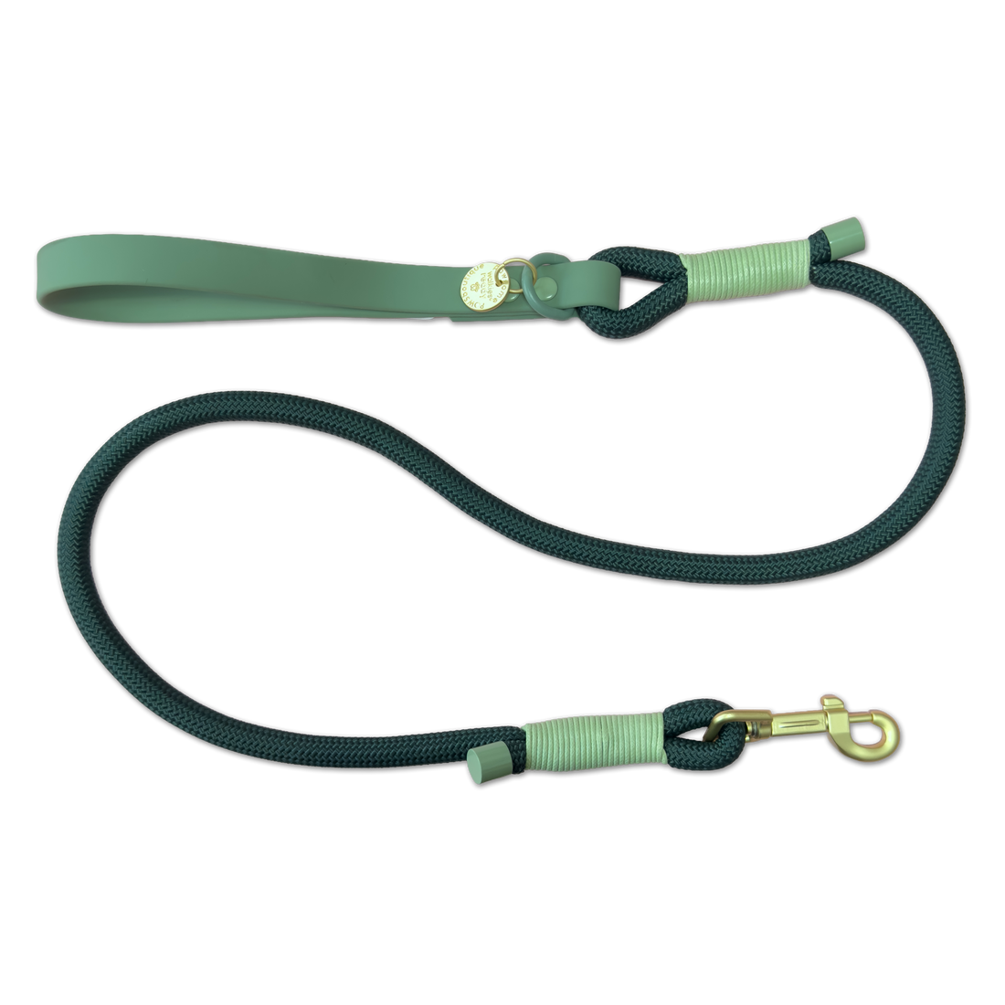 4ft Rope Lead - Walkies Ready® Forest Green (New Clip)