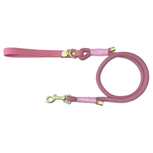 4ft Rope Lead - Pretty Pink (New Clip)
