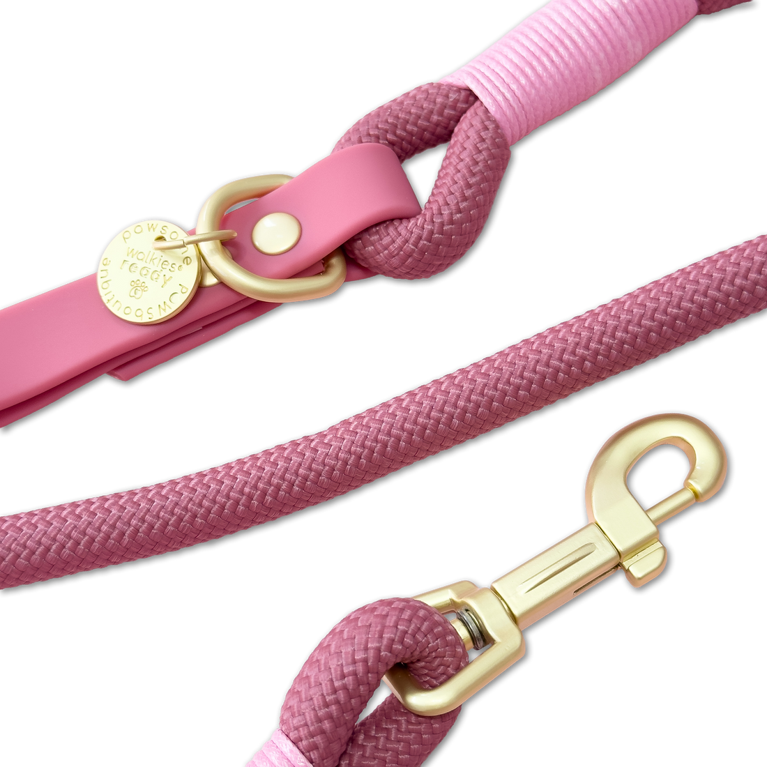 4ft Rope Lead - Pretty Pink (New Clip)