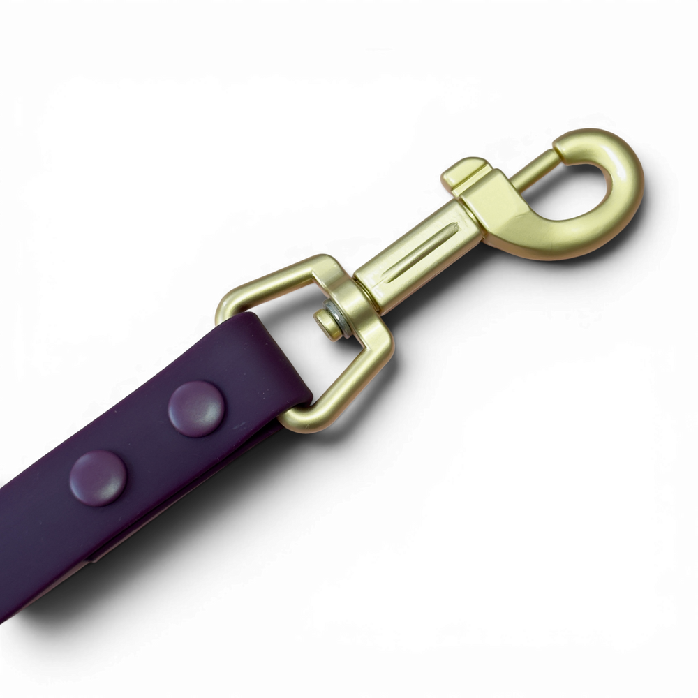 4ft Waterproof Lead - Walkies Ready® Plum (New Clip)