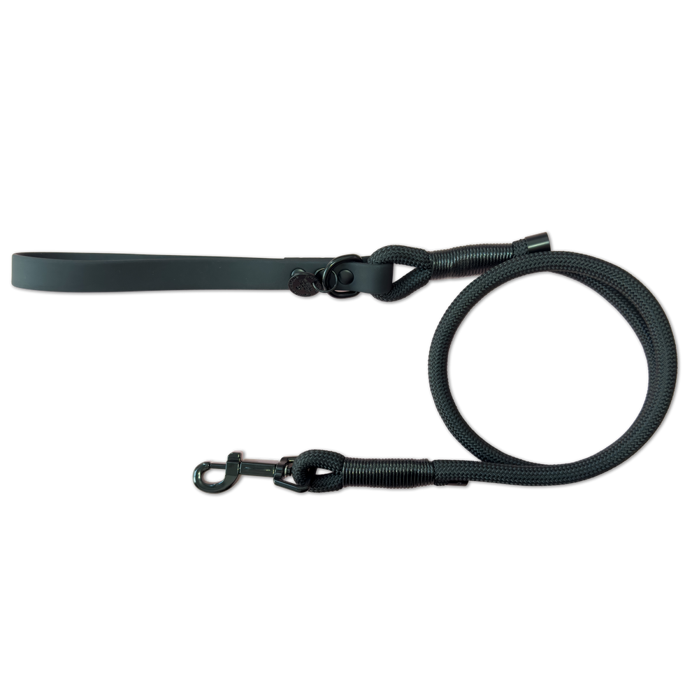 4ft Rope Lead - Black (New Clip)