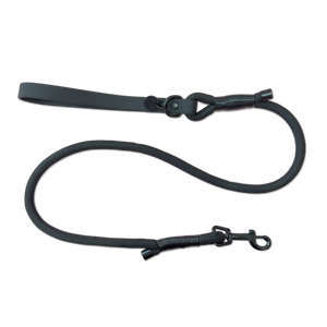4ft Rope Lead - Black (New Clip)