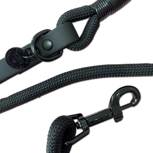 4ft Rope Lead - Black (New Clip)