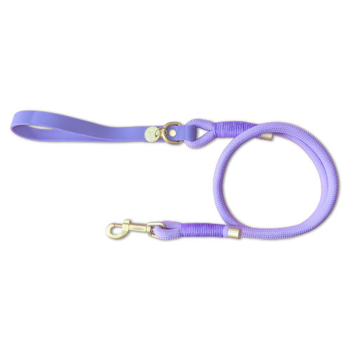 4ft Rope Lead - Walkies Ready® Lavender Lilac (New Clip)