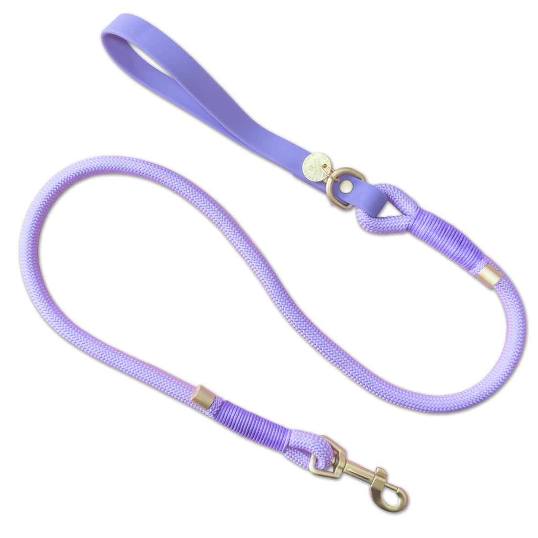 4ft Rope Lead - Walkies Ready® Lavender Lilac (New Clip)