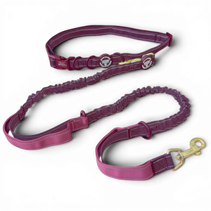 Handsfree Lead - Walkies Ready® Mulberry (New Clip)