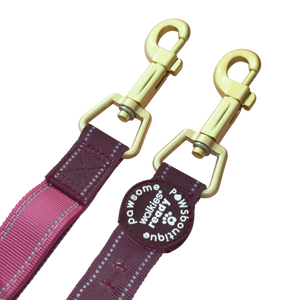 Handsfree Lead - Walkies Ready® Mulberry (New Clip)