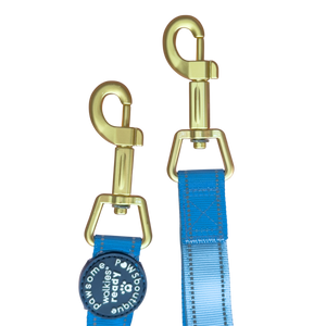 Handsfree Lead - Walkies Ready® Cornflower Blue (New Clip)