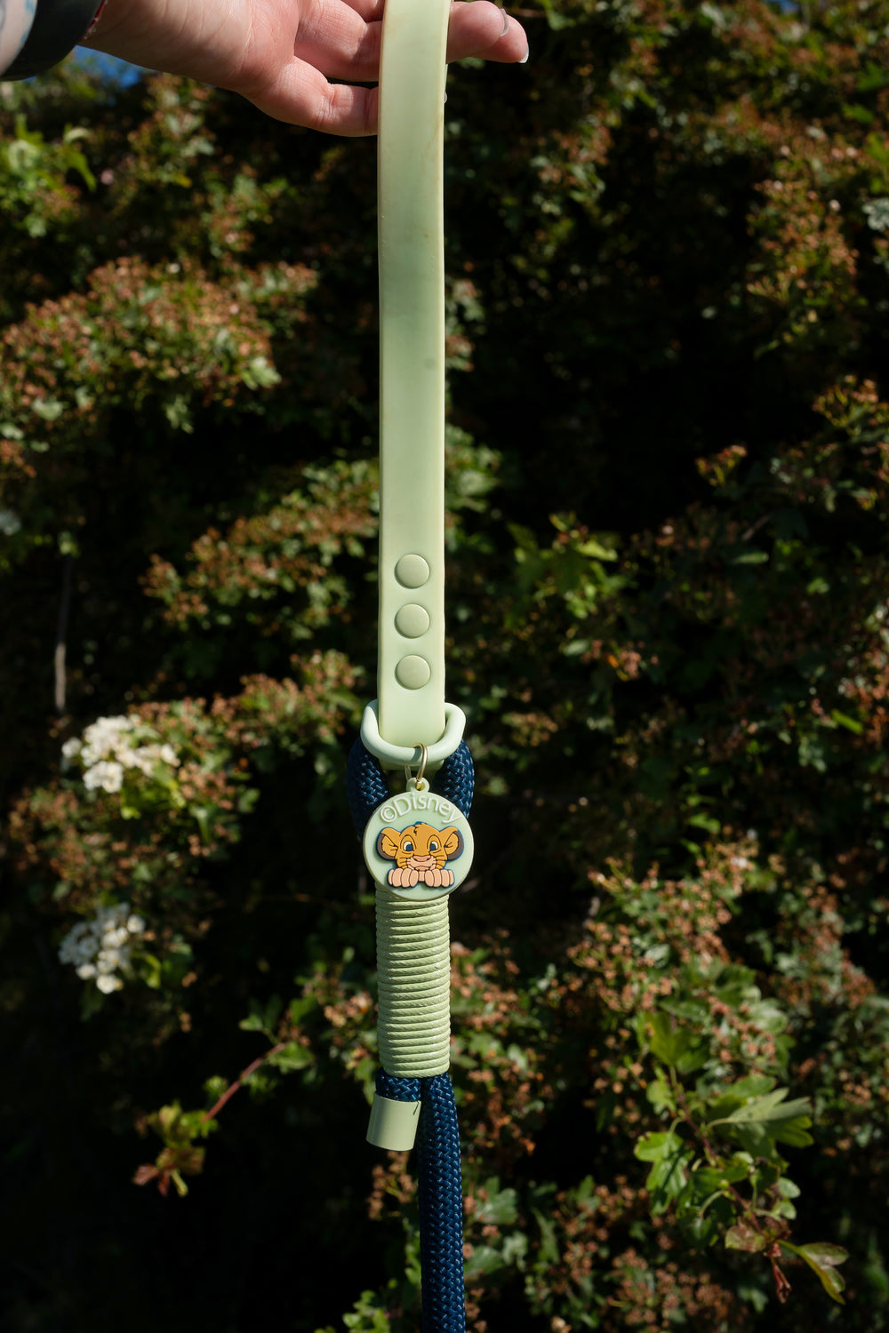 Disney© 4ft Rope Lead - Simba - Navy and Mint