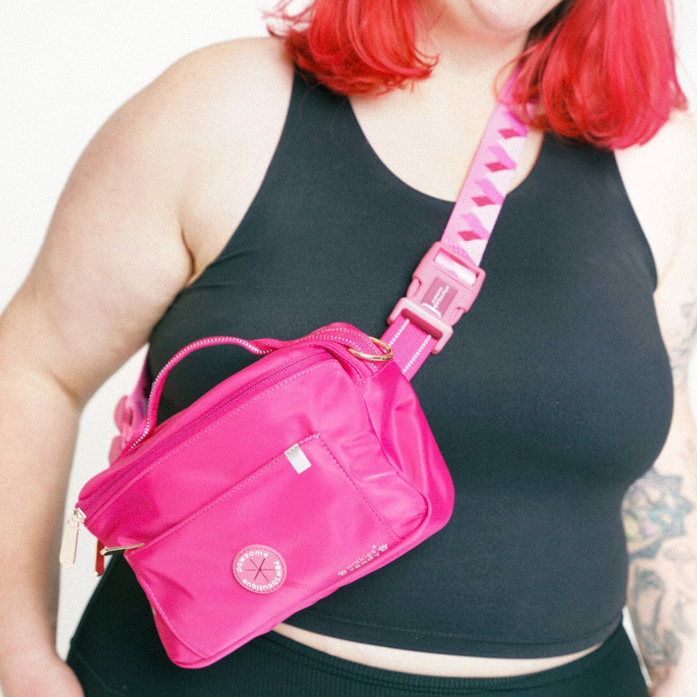 All In One Bumbag - Raspberry Pink