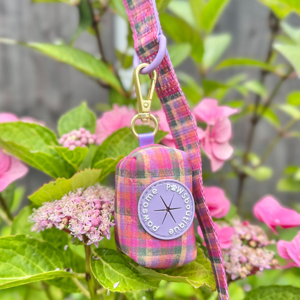 Poo Bag Holder - Tweed Sunset
