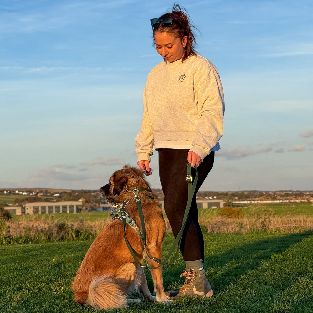 Double Ended Lead - Walkies Ready® Forest Green