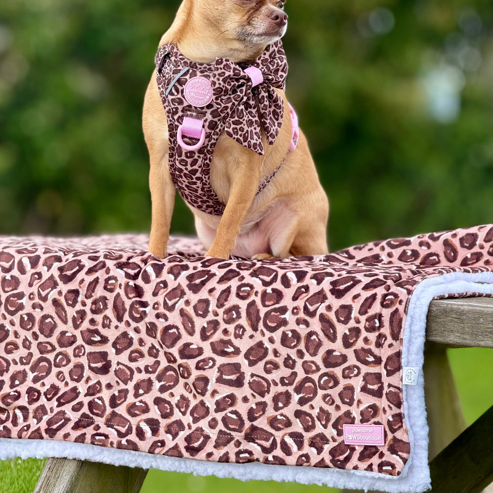 Dog Blanket -  Leopard Print