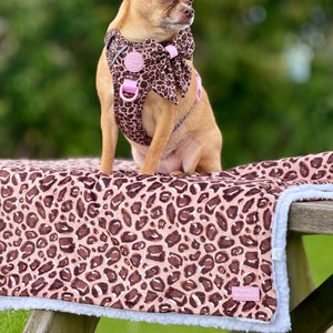 Dog Blanket -  Leopard Print
