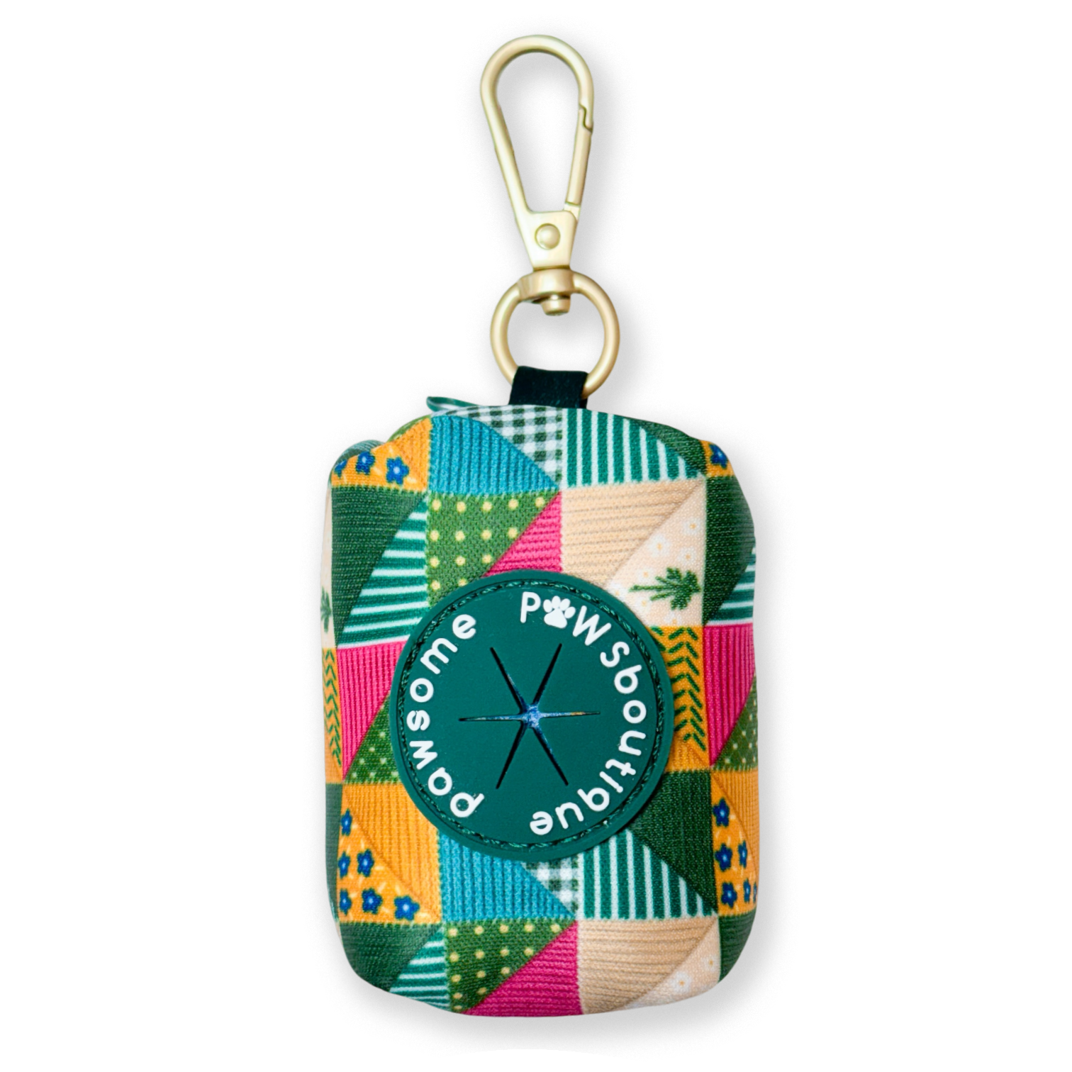 Poo Bag Holder - Patchwork