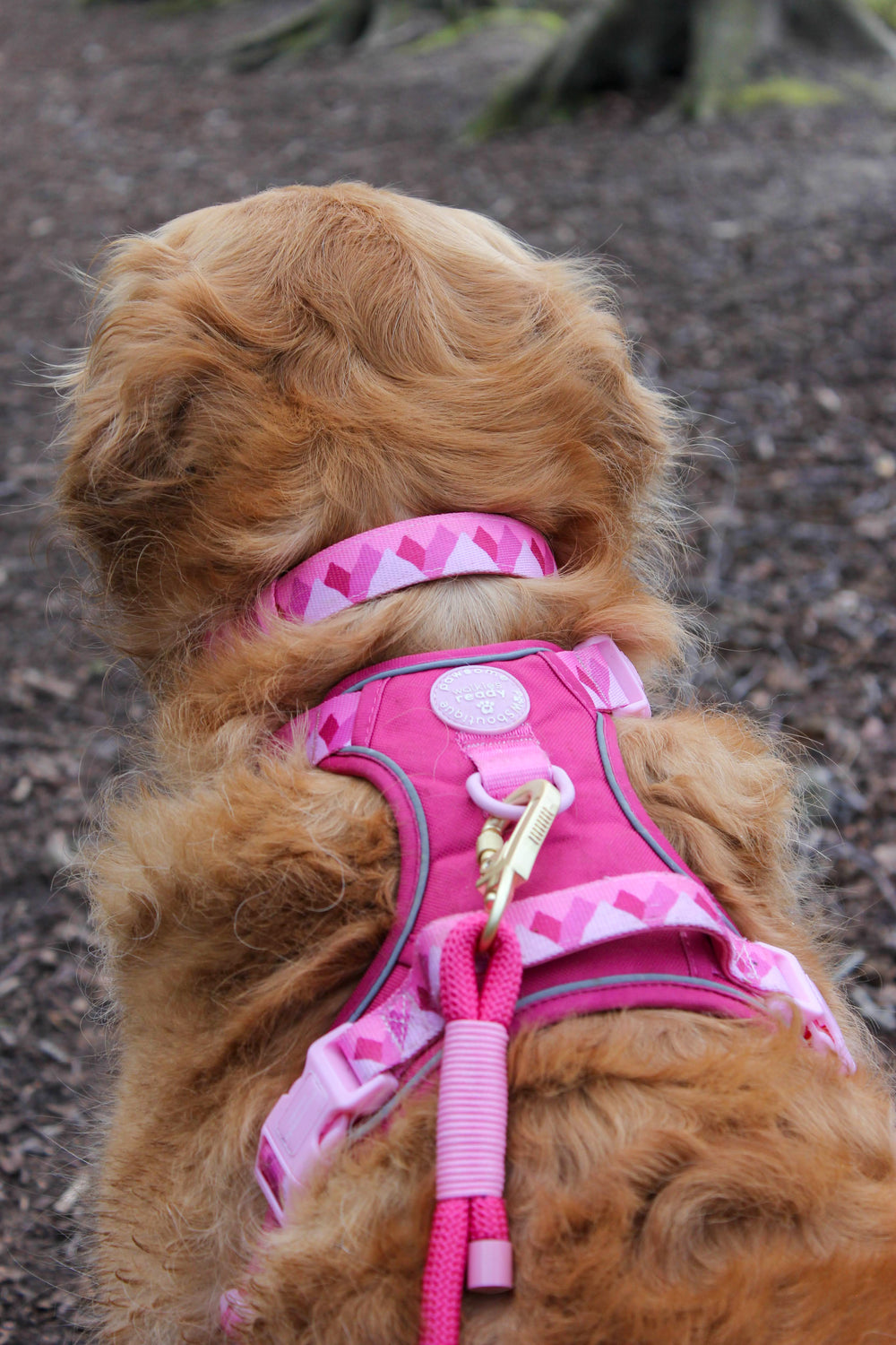 Tough Trails™ Harness - Walkies Ready® Raspberry Pink