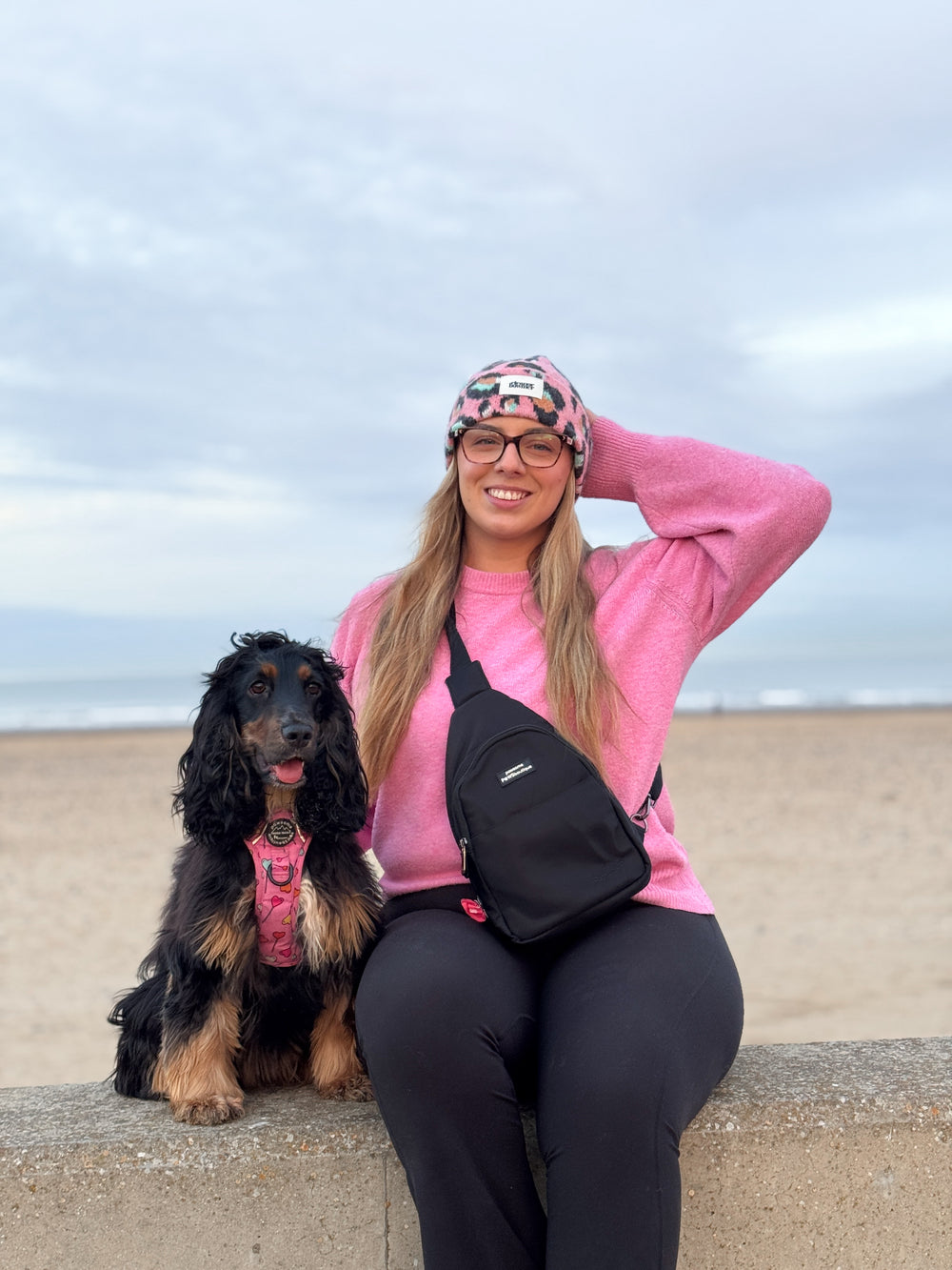 Sling Backpack - Walkies Ready® Black