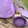 Collapsible Dog Bowl -Plum