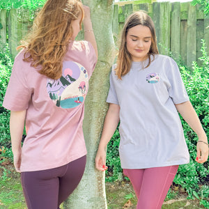 T-Shirt - Roaming Wild Dusky Lilac