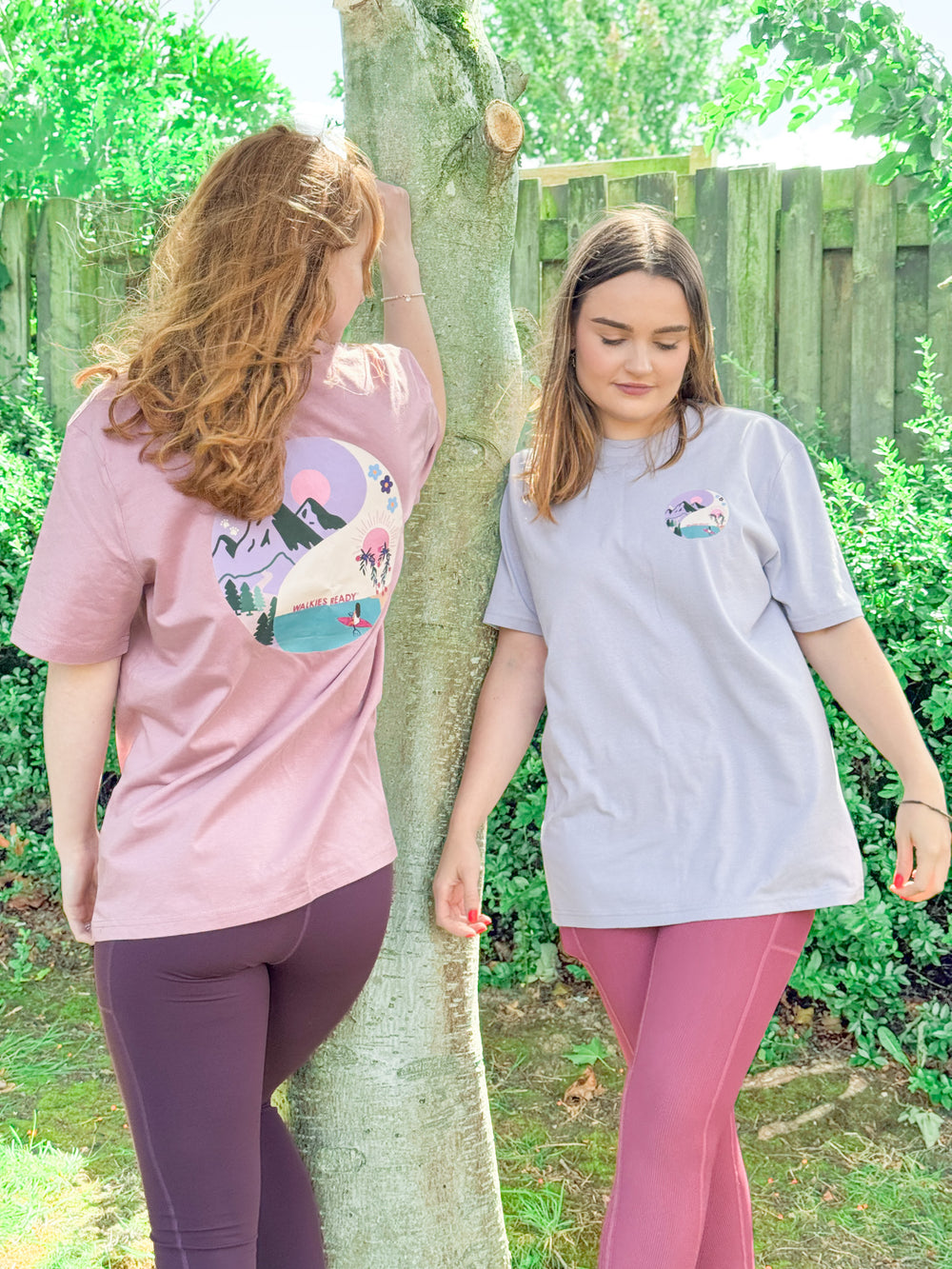 T-Shirt - Roaming Wild Dusky Pink