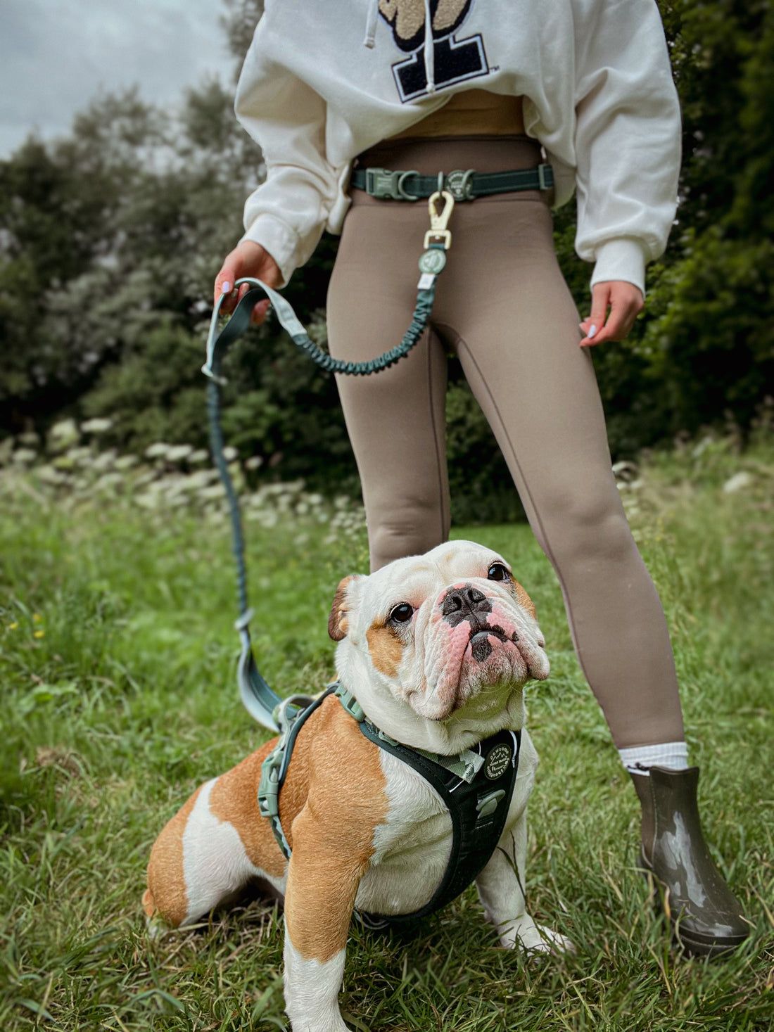Handsfree Lead - Walkies Ready® Forest Green