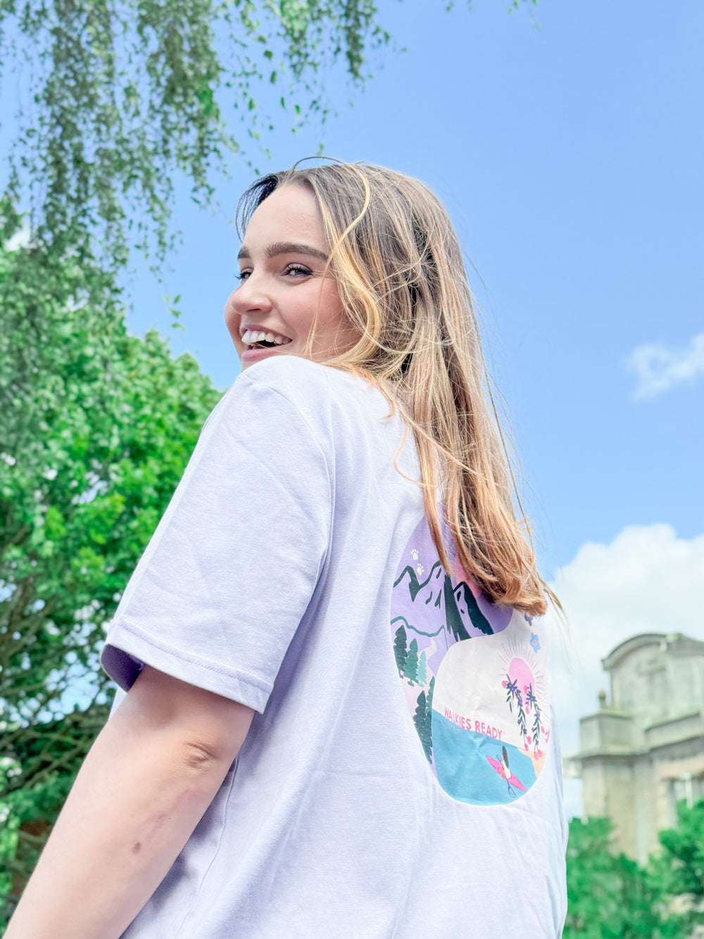 T-Shirt - Roaming Wild Dusky Lilac