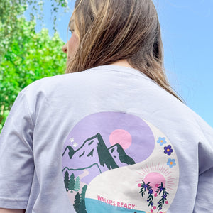 T-Shirt - Roaming Wild Dusky Lilac